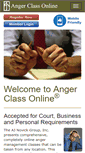 Mobile Screenshot of angerclassonline.com