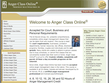 Tablet Screenshot of angerclassonline.com